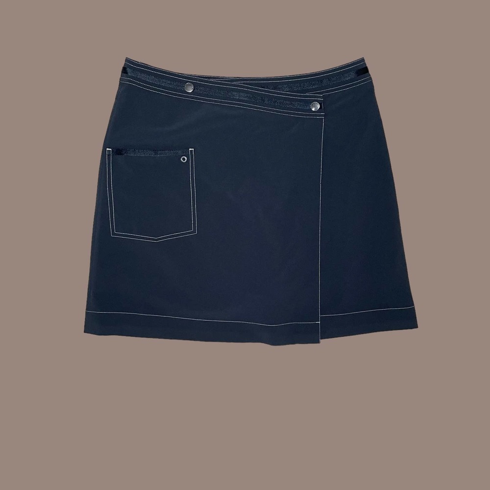 Cutter & Buck Black Wrap Athletic/Activewear Golf Tennis Quick Dry Skort